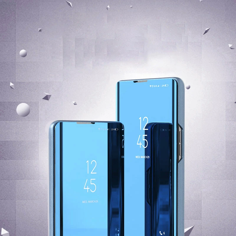 Mbështjellës Hurtel Clear View Case për Samsung Galaxy A54 5G, rozë