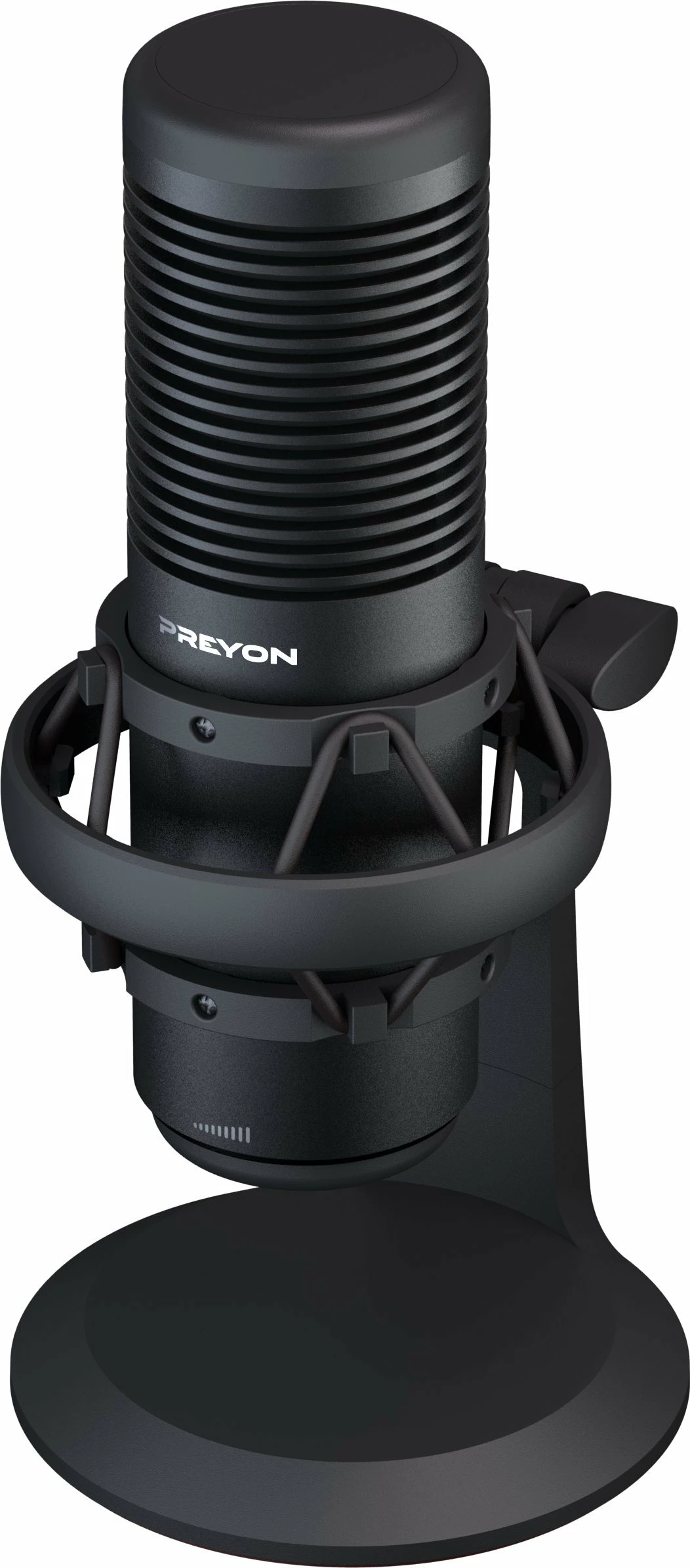 Mikrofon PREYON Stork Scream PSS43B, USB, cardioid/omnidirectional, me krah montimi, i zi, set