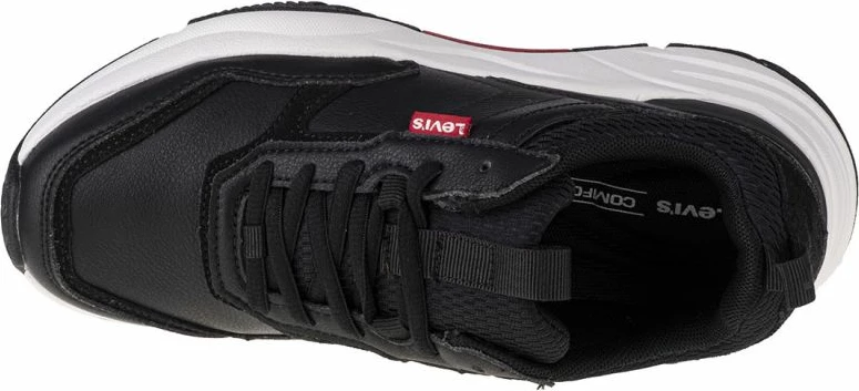 Këpucë të ulëta Levi's për femra, të zeza