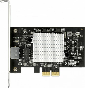 Kartë rrjeti PCIe DeLOCK AQC113CS, 1x RJ45, 10GbE, NBASE-T, e zezë