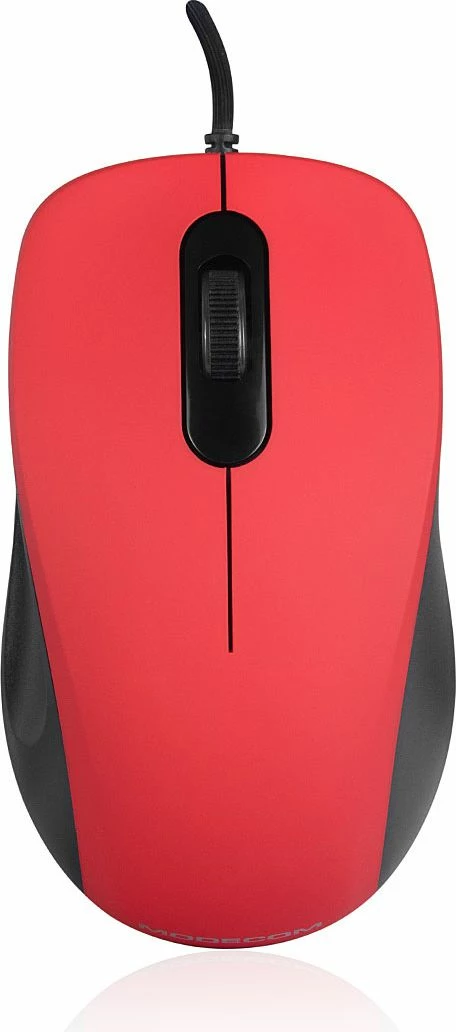 Maus Modecom M10S Silent M-MC-M10S-500 1000 DPI USB i kuq