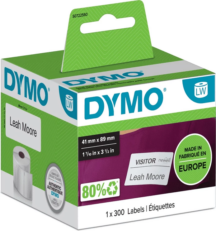Etiketa Dymo 11356 / S0722560 89 x 41 mm, 1 x 300, e bardhë