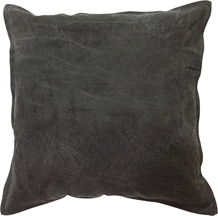 Jastëk dekorativ Rock 1, material pambuku, ngjyrë antracit, 45x45cm