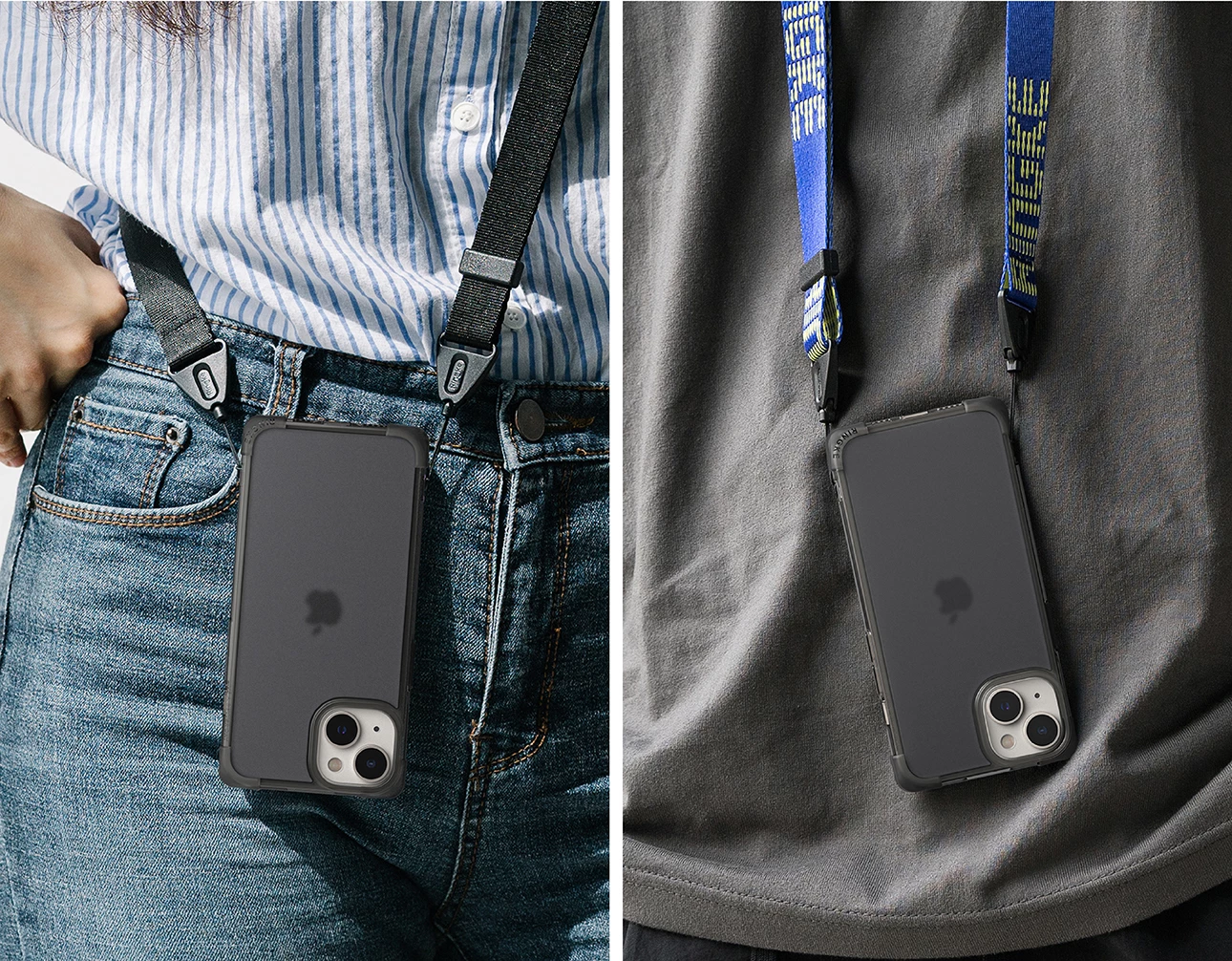 Mbështjellës Ringke Fusion Bumper për iPhone 14 Plus, gri