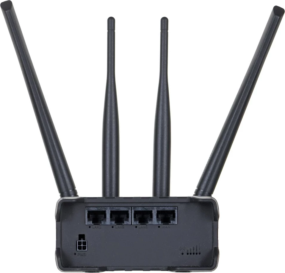 Ruter celular Teltonika RUT951, 4G LTE, 4 porta LAN, 2 SIM, Alumini