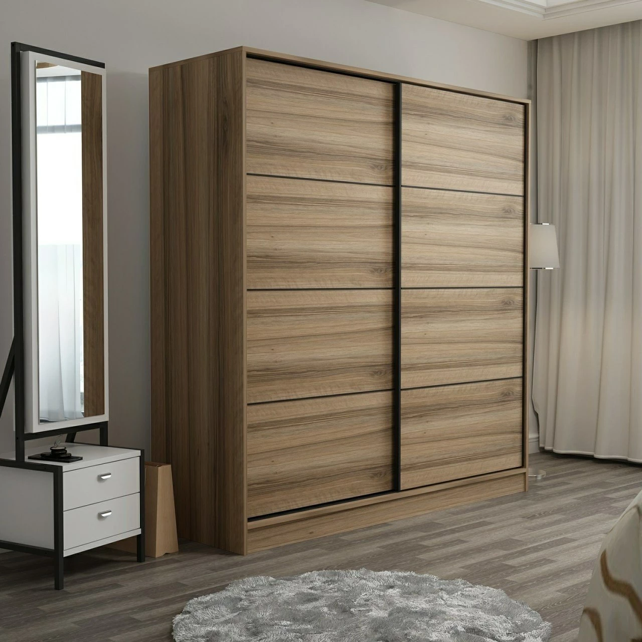 Dollap Hanah Home, Kale, dore, 180x210x52cm