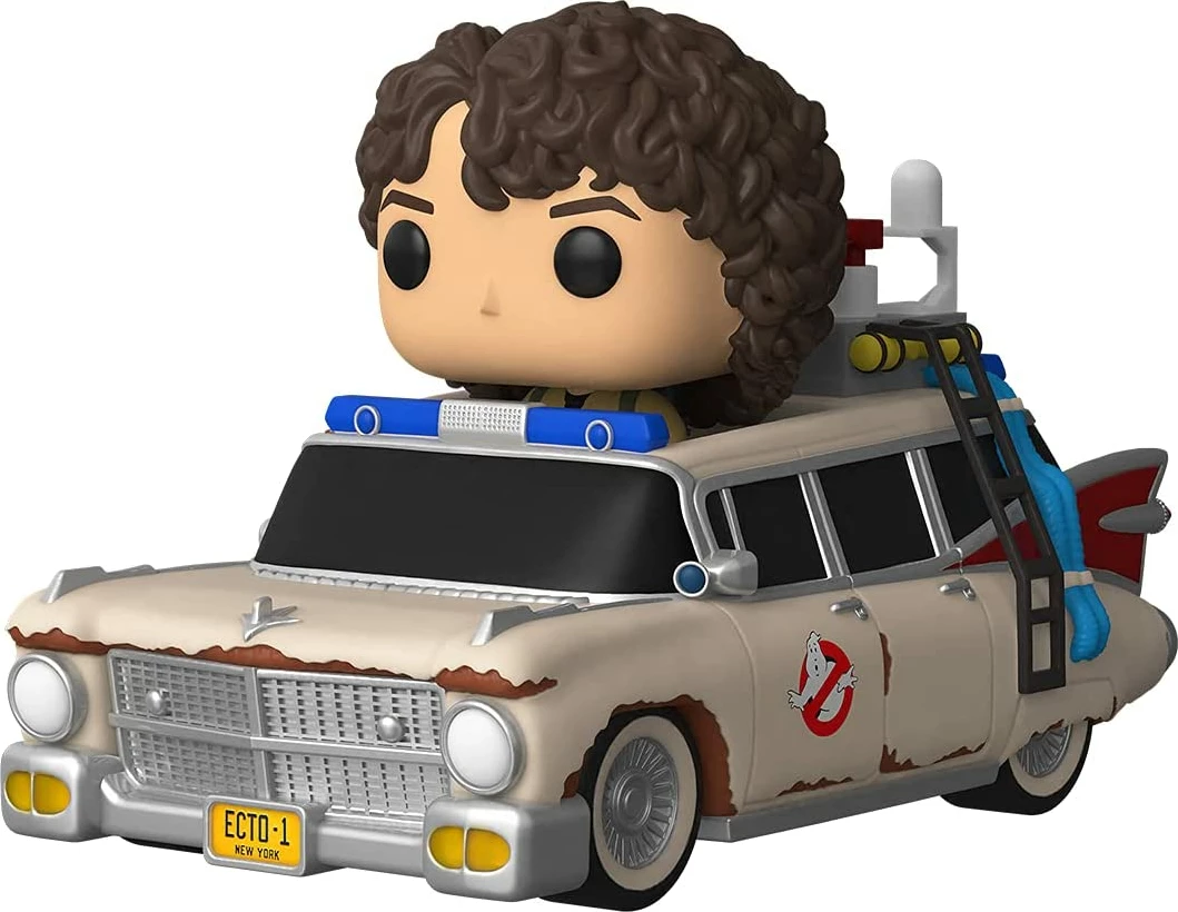 Figurinë koleksionuese vinyl Funko Pop Rides Super Deluxe Ghostbusters: Afterlife Ecto-1 me Scissor Seat