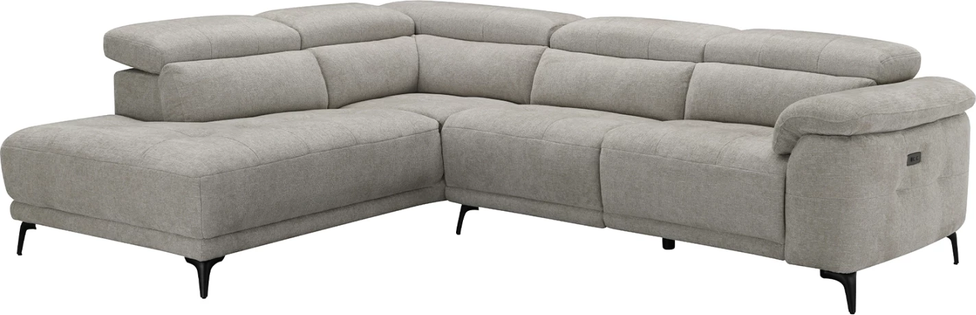 Këndare me 5 ulëse, me recline, ngjyrë bezhë, COMMODUS CD3315.02L, 275x231x77cm