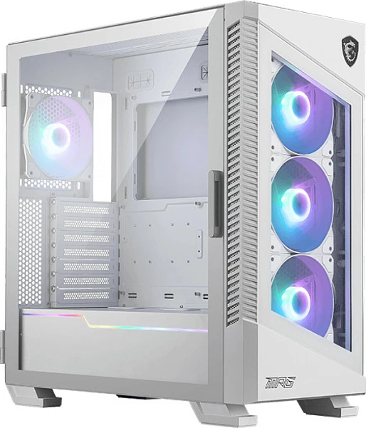 Kasë MSI MPG VELOX 100R, Midi Tower ATX, 4x 120mm ARGB, USB-C, e bardhë
