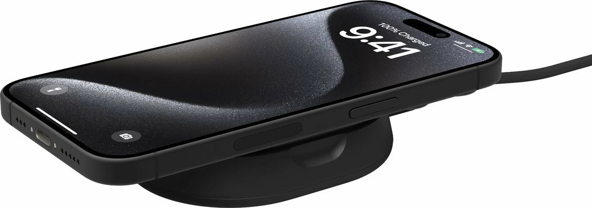 Karikues wireless magnetik Belkin BoostCharge Pro WIA008btBK, Qi2 15W, 1x USB-C, kabllo 1.5 m, i zi