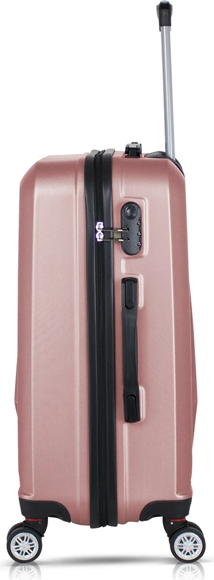 Set valixhesh (2 copë), ngjyrë rozë gold, Zoozie Bags, 6998