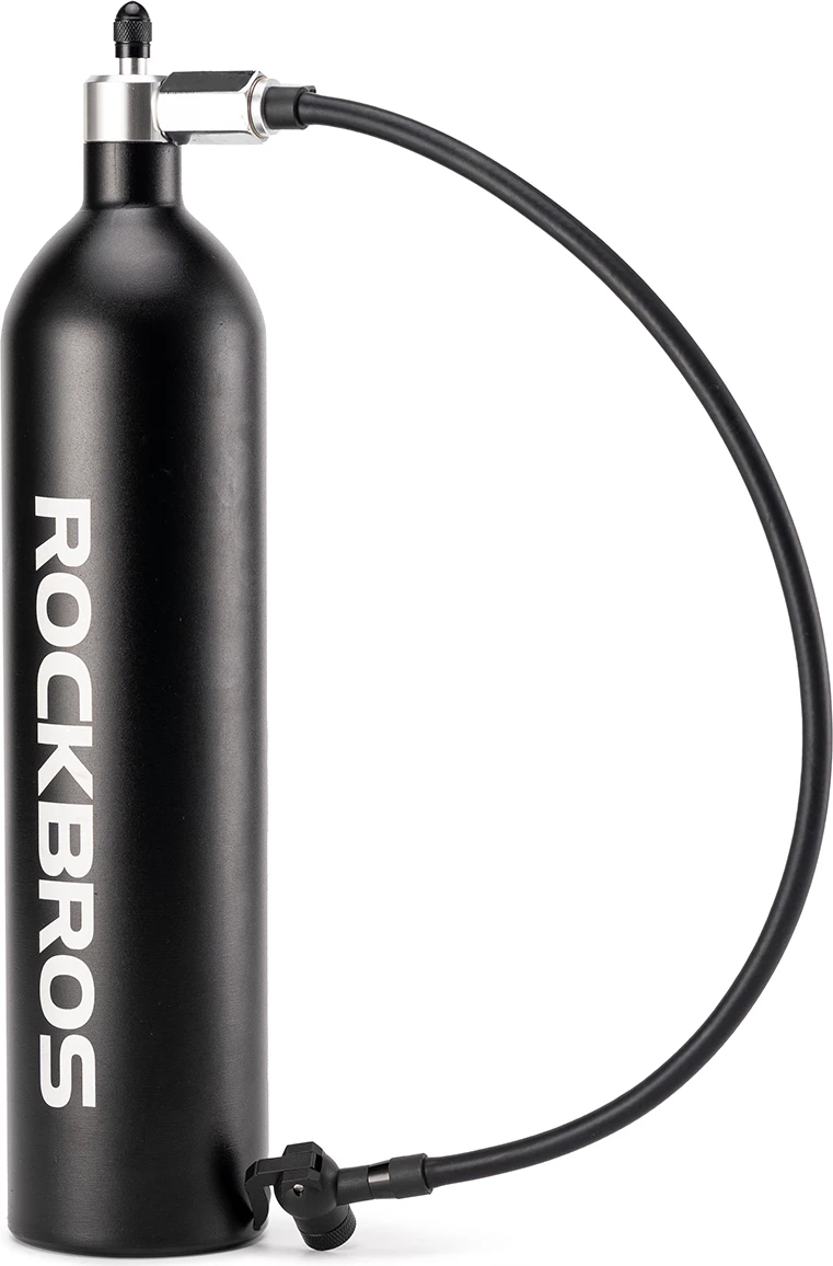 Tank presioni për goma tubeless Rockbros 42310010001, 1.2L, 200 PSI, e zezë