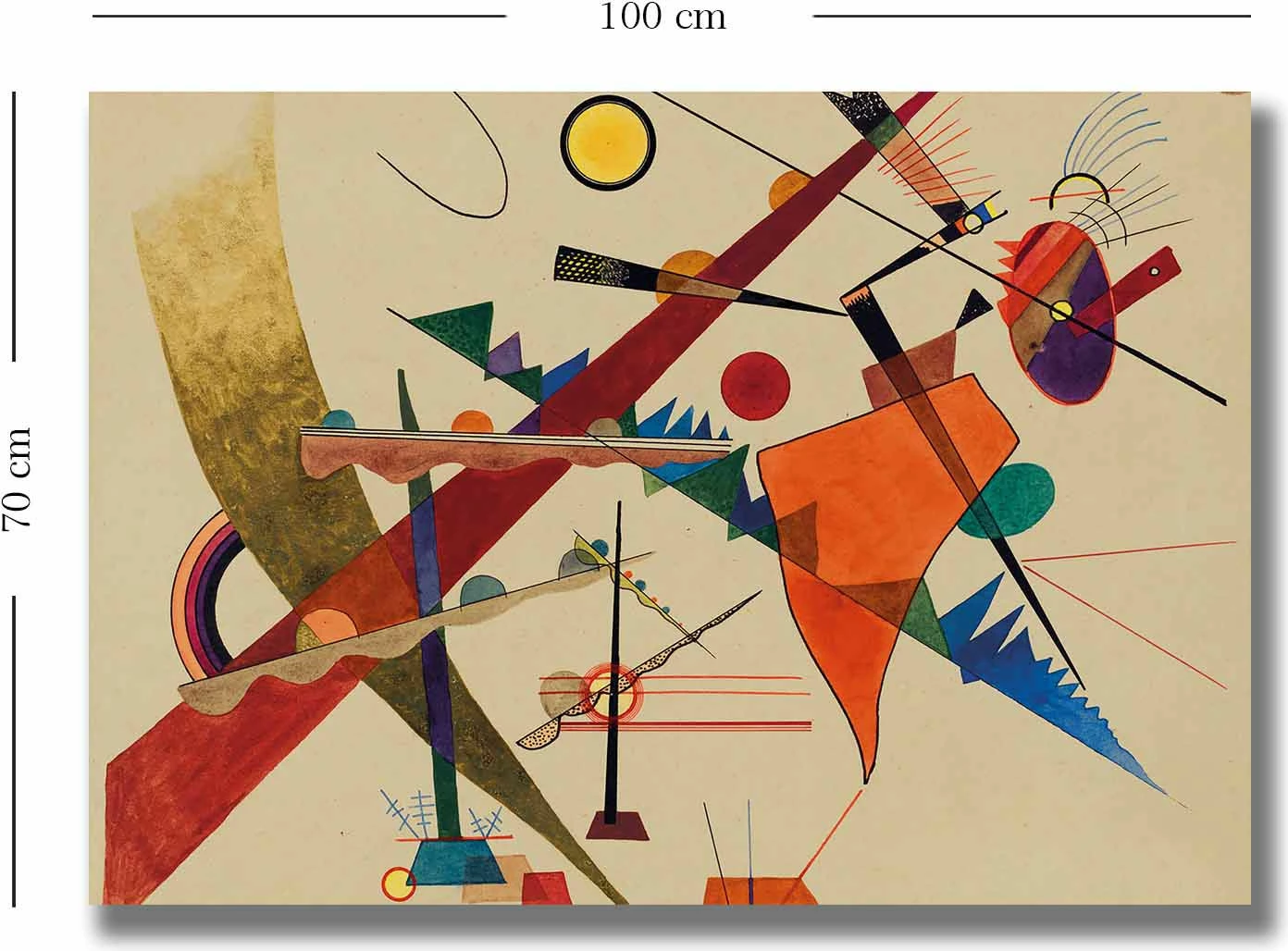 Pikturë dekorative në kanavacë, Wallity, 70100KANDINSKY003