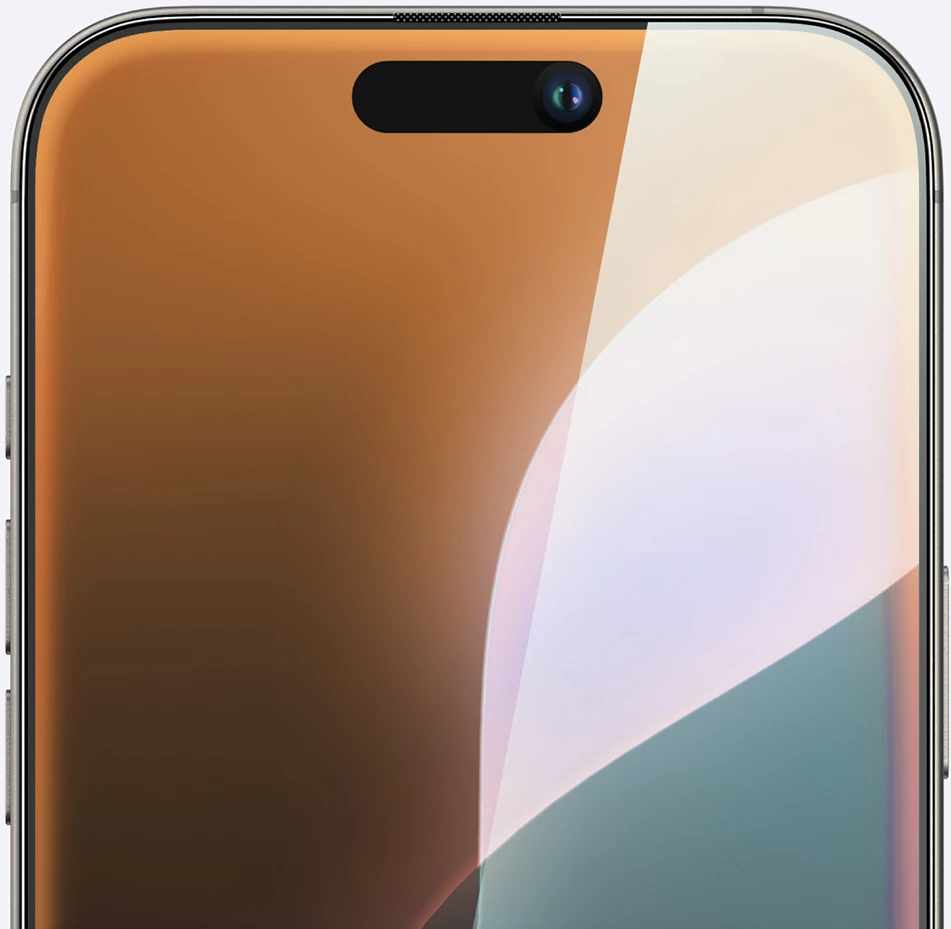 Xham i temperuar AmazingThing Titan Max për iPhone 16 Pro, transparent