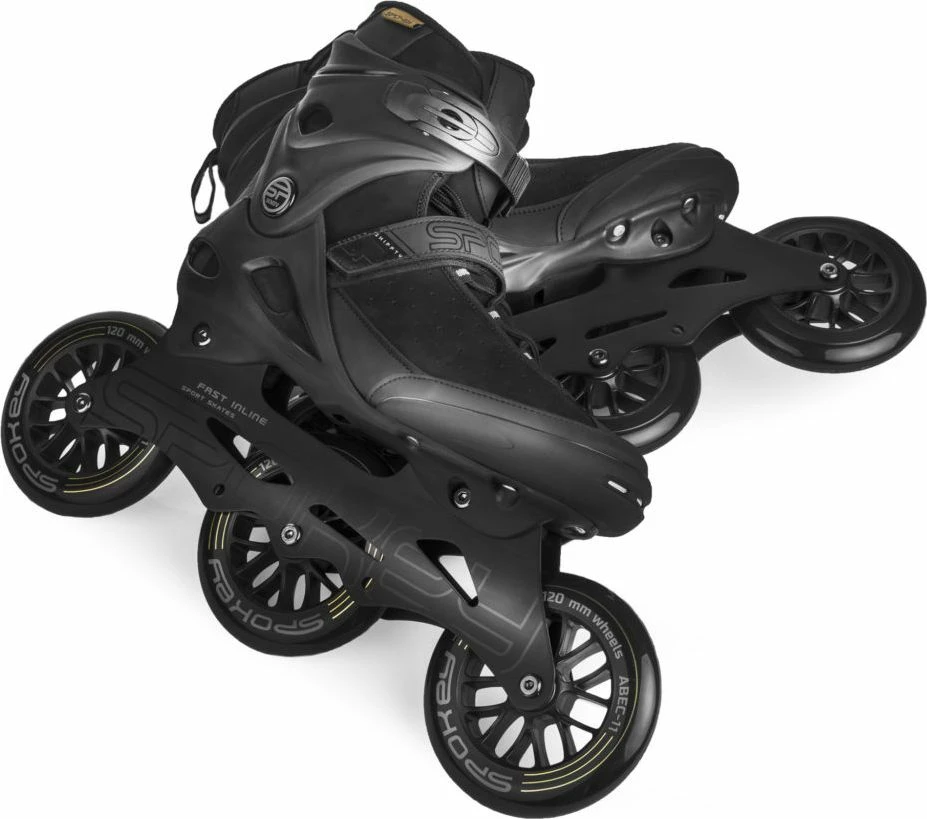 Patina inline speed Spokey Shiffty Pro ABEC 11, 3x120 mm, size 38, black