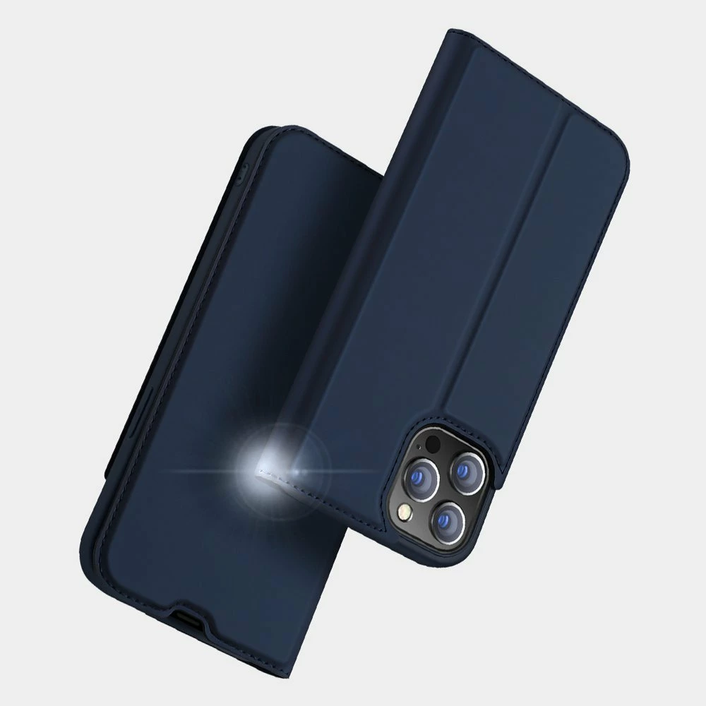 Mbështjellës Dux Ducis Skin Pro Bookcase për iPhone 13 Pro, rozë