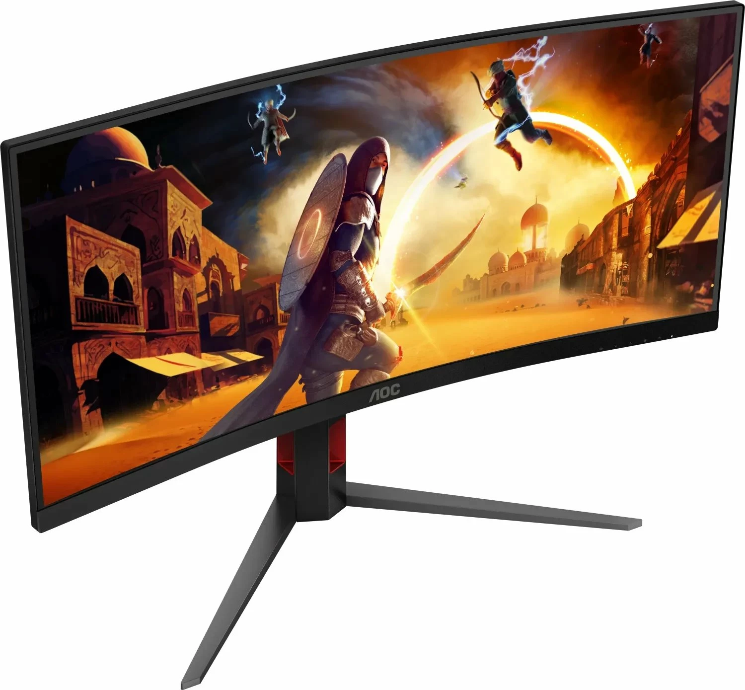 Monitor AOC CU34G4 34\" UWQHD 180Hz i lakuar, Black