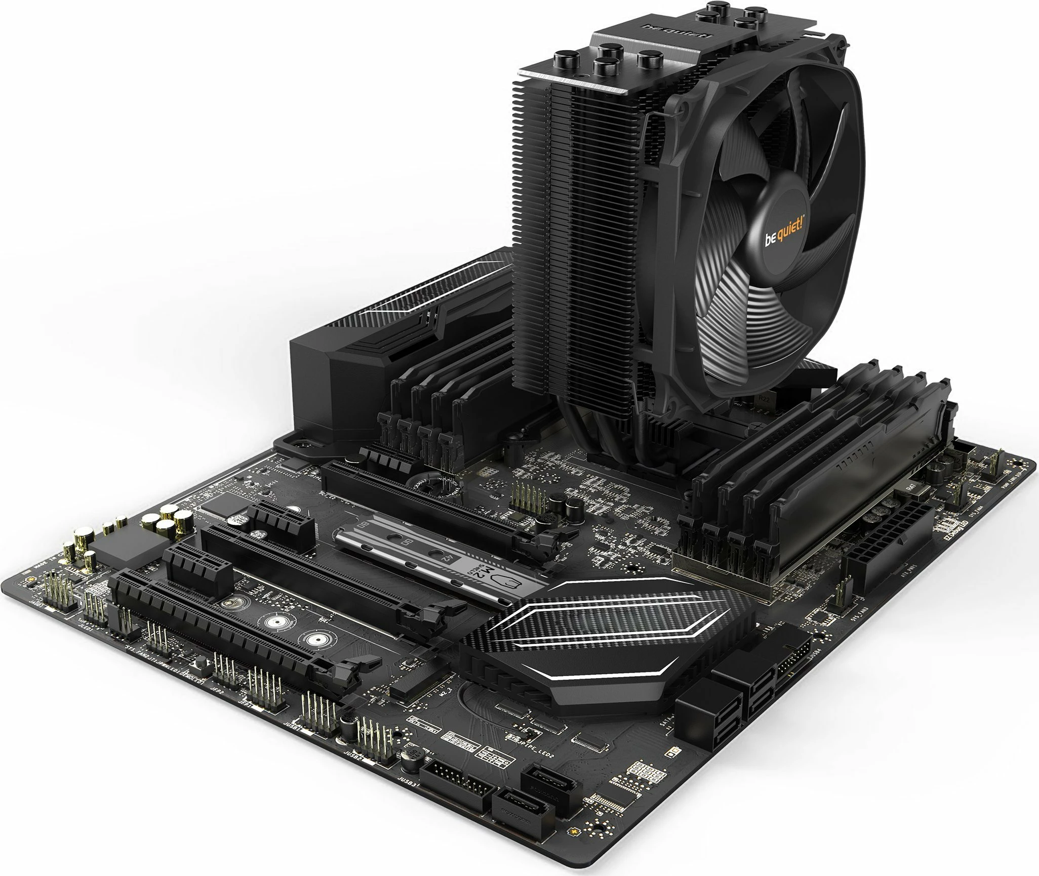 Ftohës CPU be quiet! Dark Rock Slim BK024 120 mm PWM 180 W TDP i zi