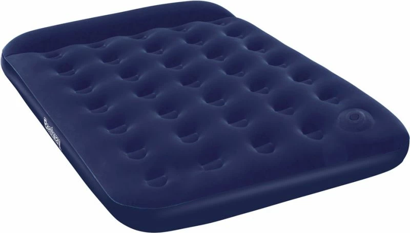 Dyshemeje me pompë Bestway, velur, për dy persona, 191x137x28cm, blu marine
