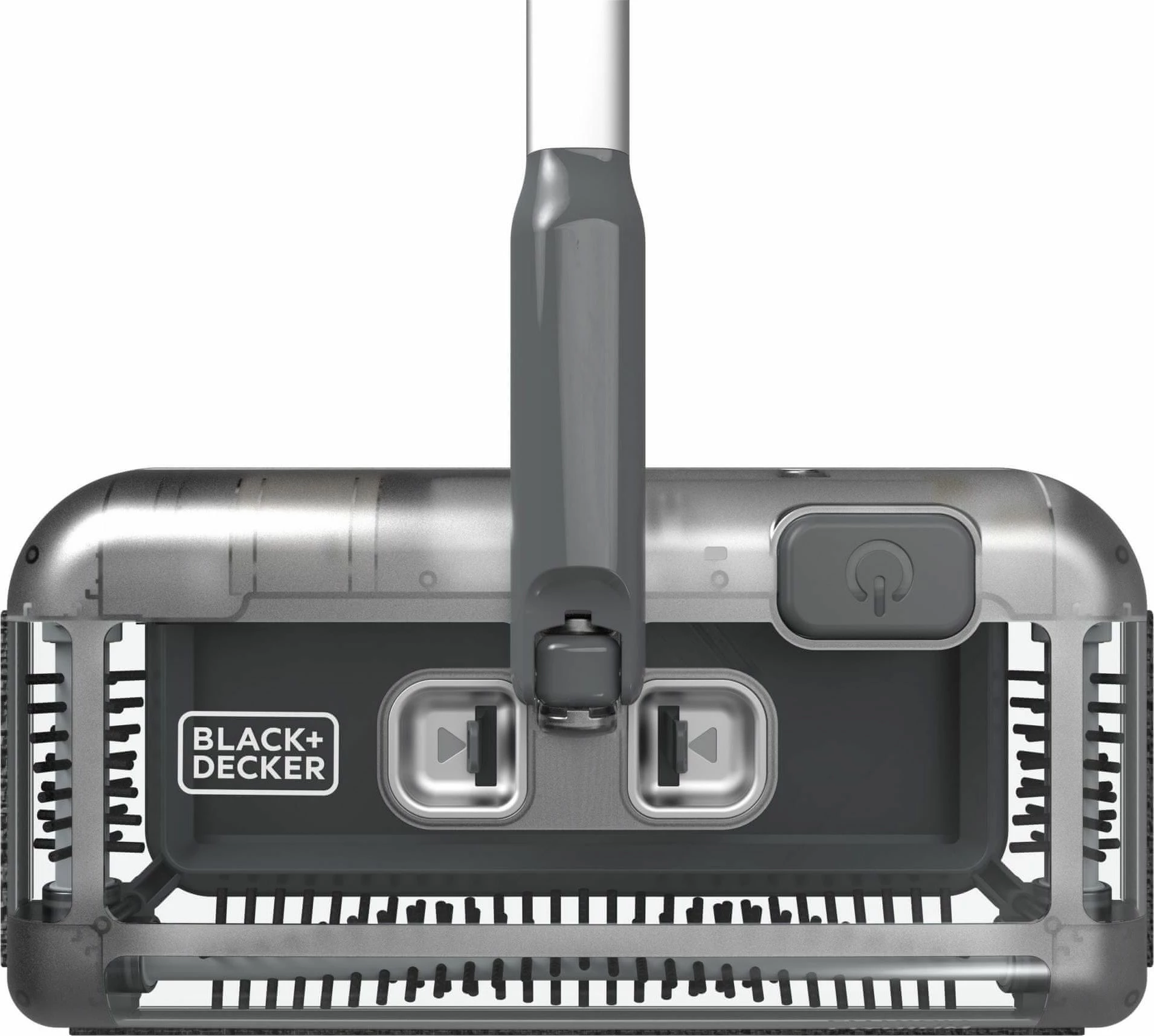 Fshesë me furçë pa kabllo Black+Decker PSA215B-QW, bateri Li-Ion 3.6V, kokë rrotulluese 360°, 3 furça turbo, bazë karikimi, e zezë/gri