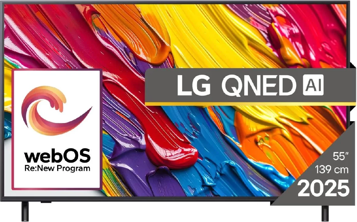 Televizor LG 55QNED82A3B 55" 4K QNED LED, Smart webOS 25, α7 AI Gen8, HDR10 Pro, VRR 60 Hz