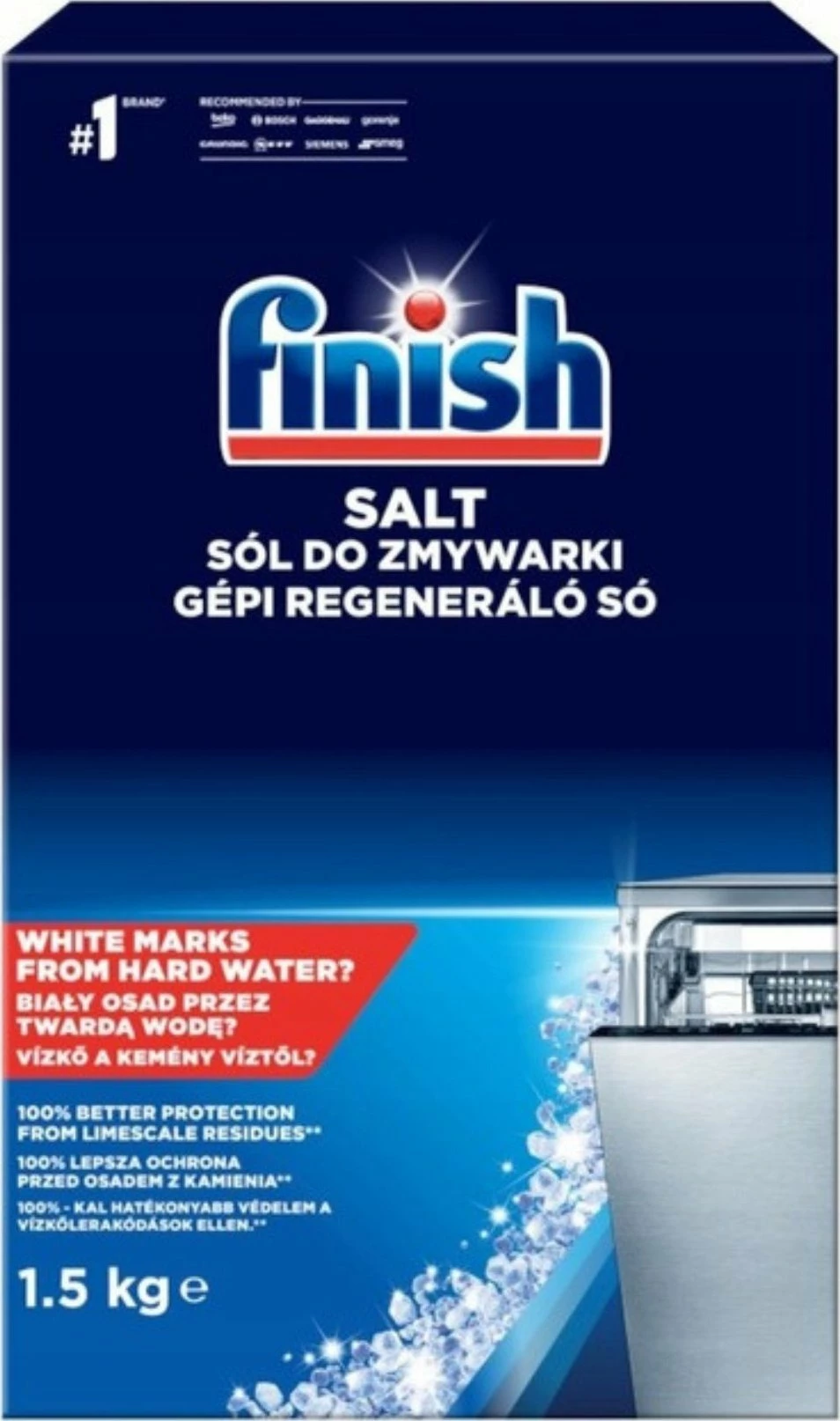 Kripë për enëlarëse Finish Salt 1.5 kg