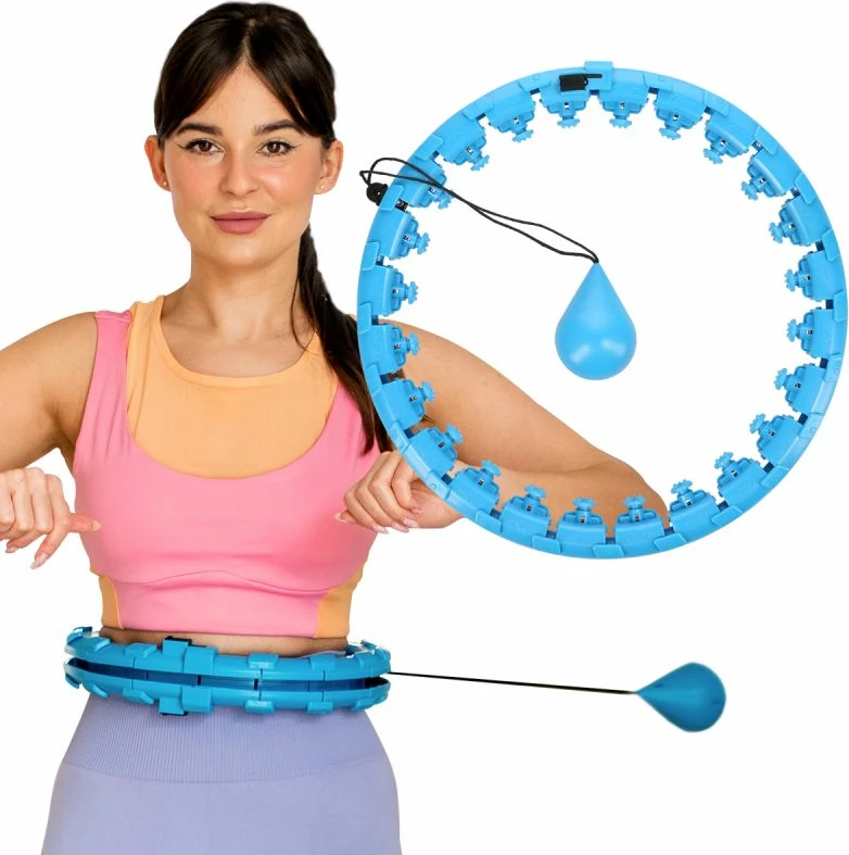 Hula hop me peshë Yakimasport FH01, kaltër