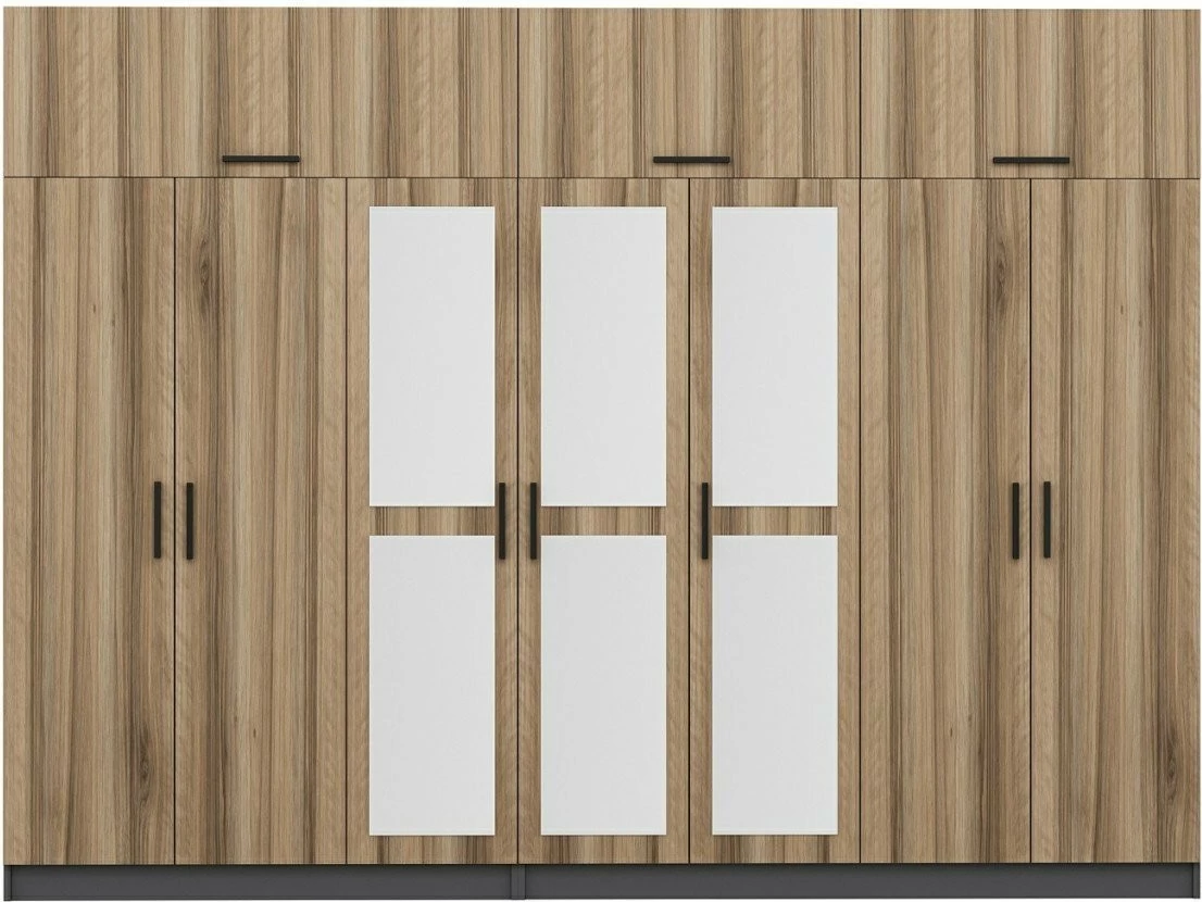 Dollap Skye Decor, ngjyrë arr dhe antracit, 5310