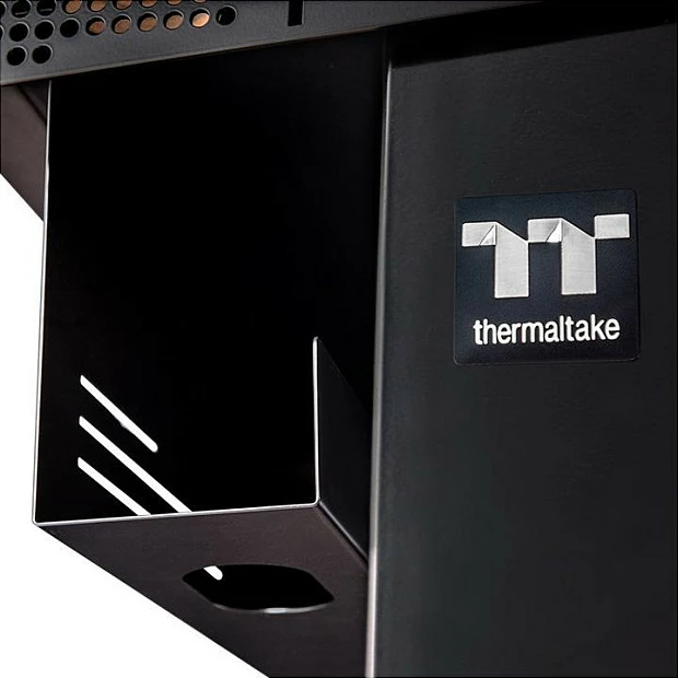 Tavolinë gaming Thermaltake Level 20 Battle Station, LED RGB, e zezë