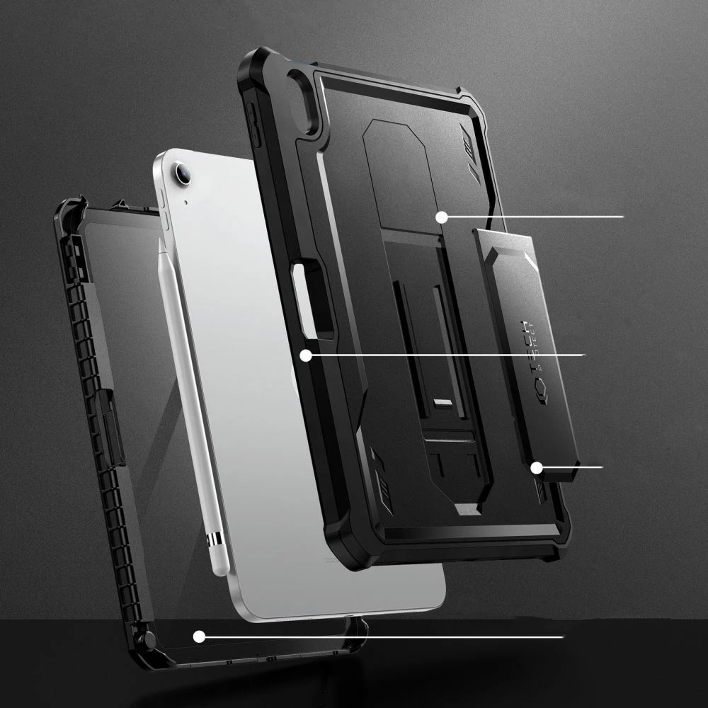 Mbështjellës Tech-Protect Kevlar Pro për iPad 10.9" (2022), i zi