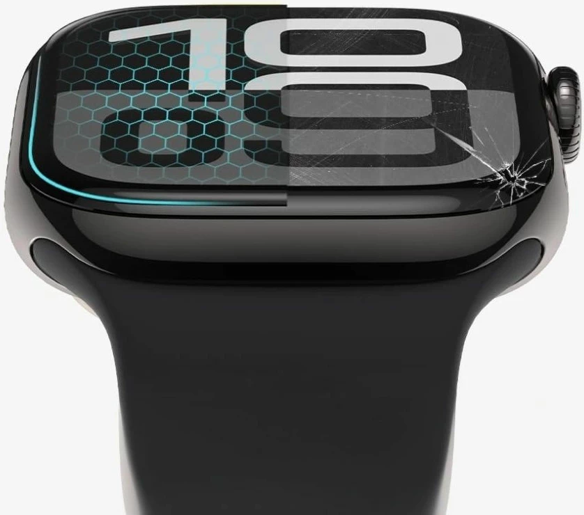 Mbrojtës xhami Tech-Protect Glass Flex+ për Garmin Vivoactive 6, 2 copë, Zi