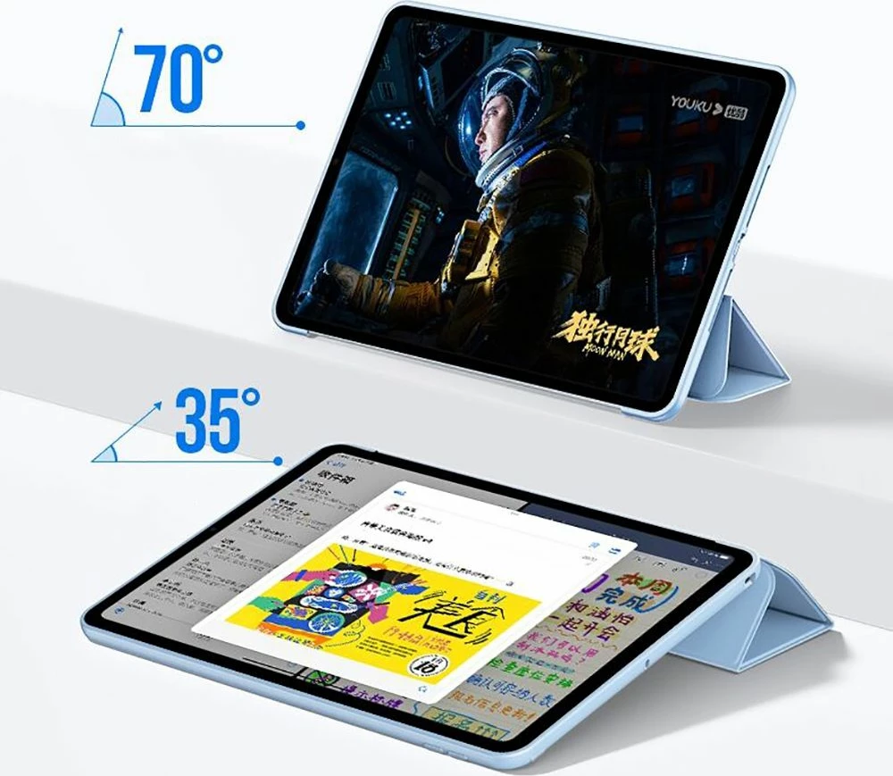 Mbështjellës Tech-Protect SmartCase për iPad 10.9" (2022), kaltër e çelët