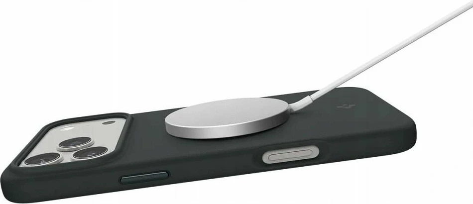 Mbështjellës Spigen Silicone Fit MagSafe për iPhone 17 Pro Max, Abyss Green