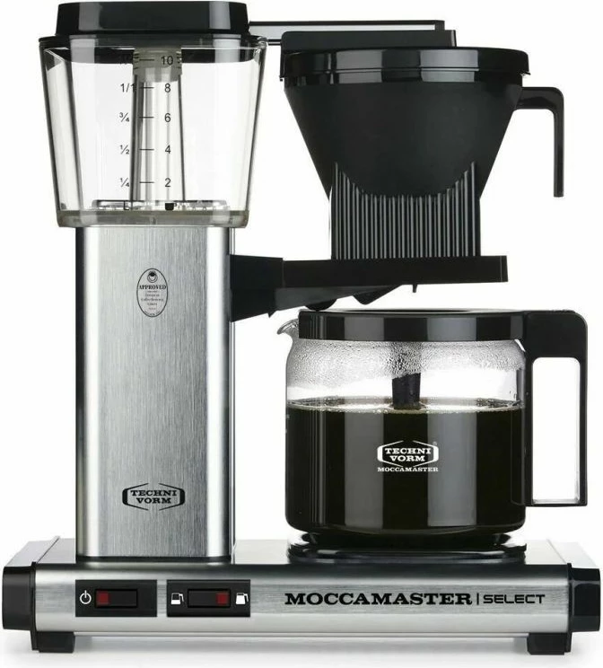 aparat kafeje drip Select Moccamaster KBG 741, argjendt