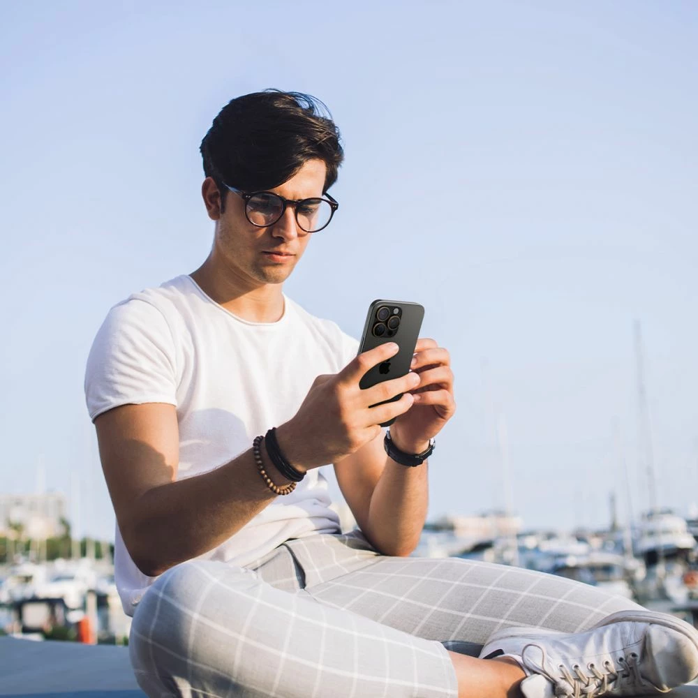 Mbrojtës xhami për kamerë Spigen Optik Pro GLAS.TR EZ FIT, për iPhone 13/14/15 Pro/Pro Max, Kafe, 2 copë