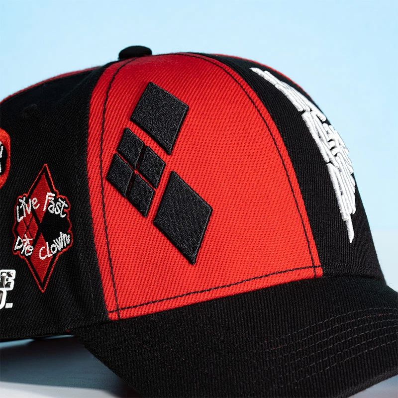 Kapele snapback Numskull Harley Quinn The Suicide Squad, one size, kuqe/zezë