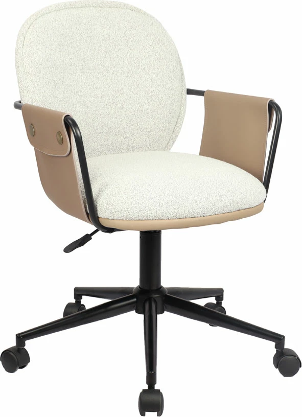 Karrige zyre Post, bezhë-kafe, 55x59x93cm