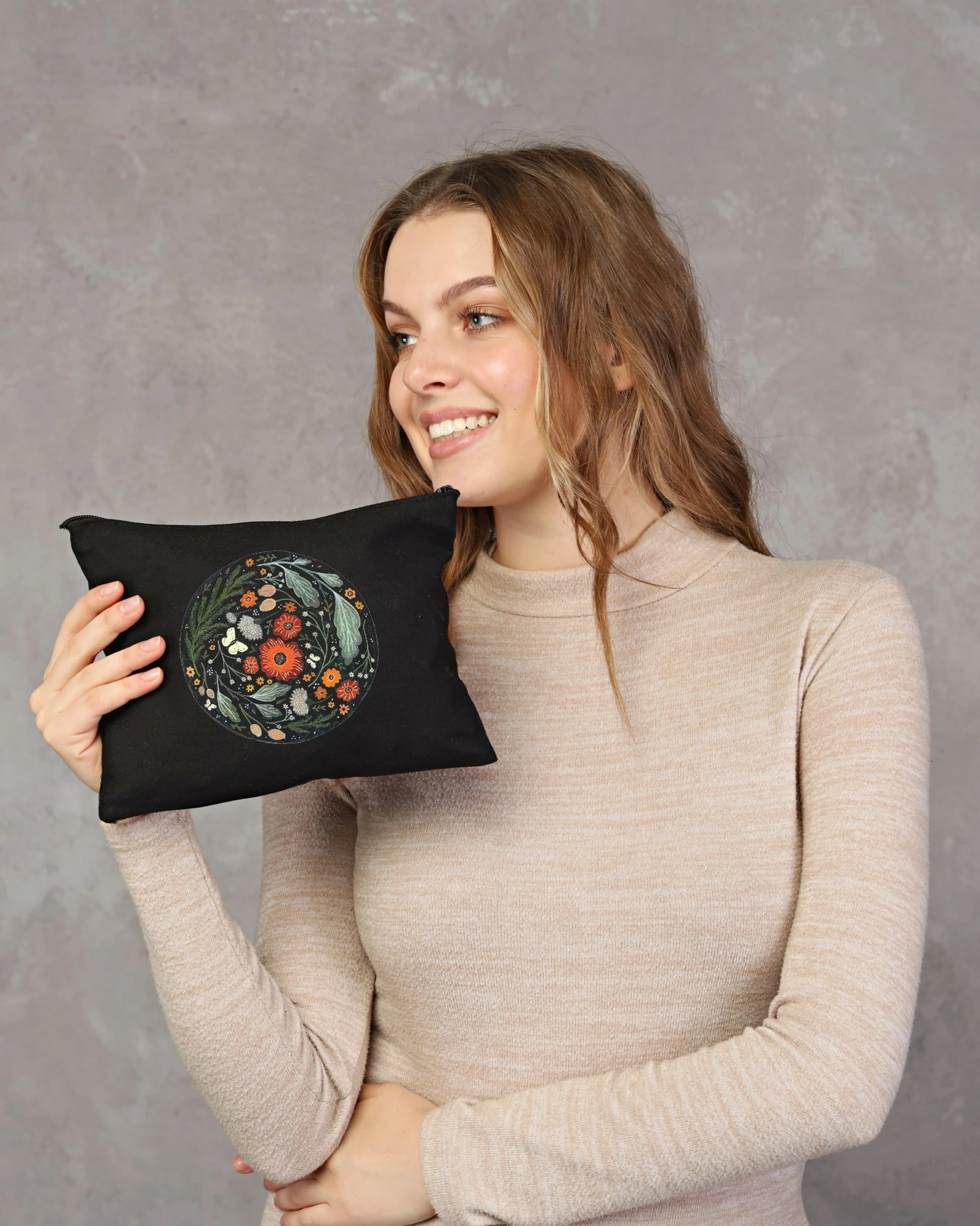 Qese për make-up, ngjyrë e zezë, Zoozie Bags, 25x18cm