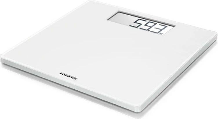 Peshore trupore Soehnle Style Sense Safe 100 (63856) 180 kg ekran LCD ndezje me hapje fikje automatike e bardhë