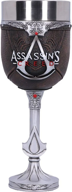 Kupë gobleti Nemesis Now Assassin’s Creed Goblet of the Brotherhood 20.5 cm, e zezë/argjendtë