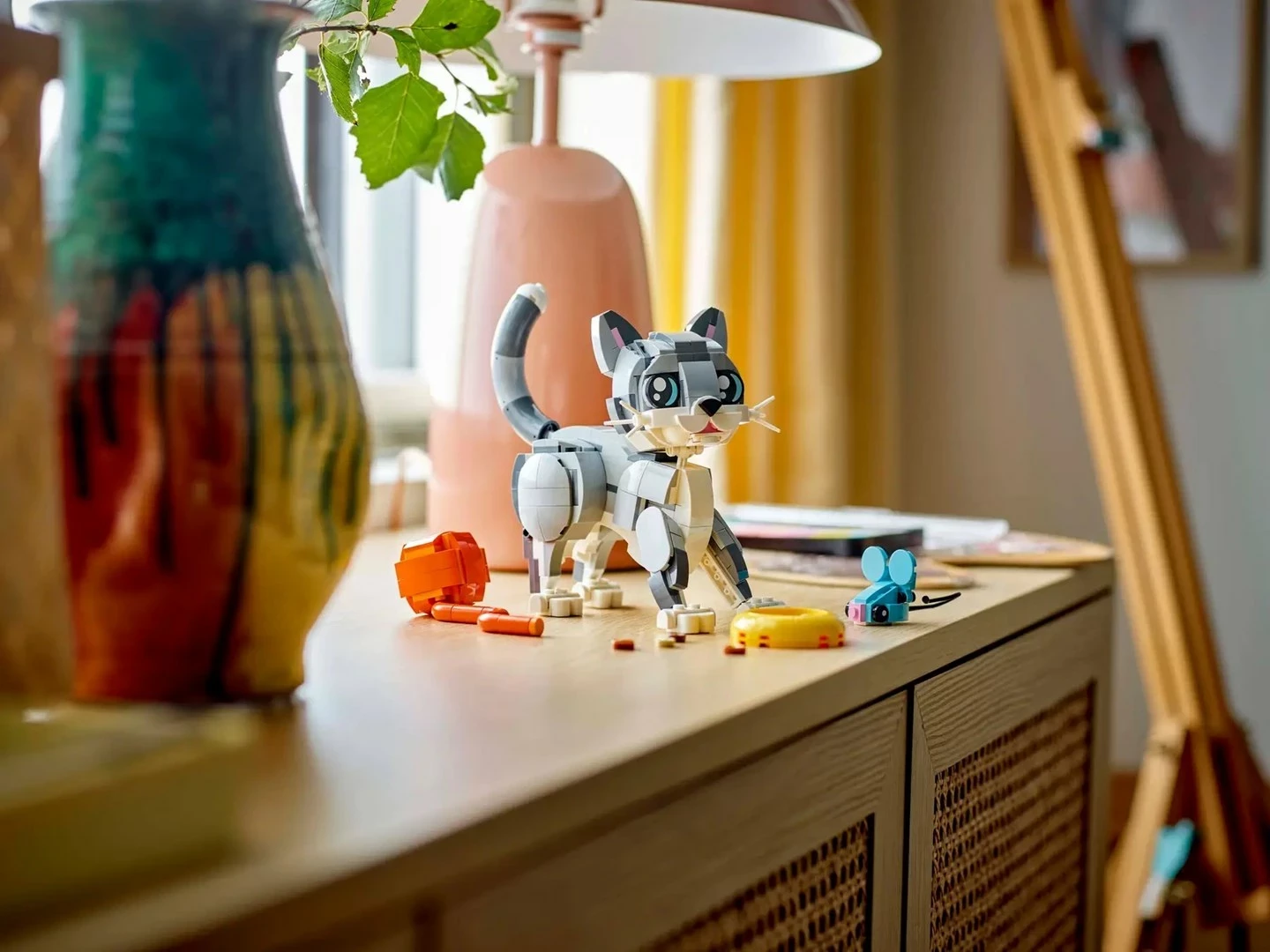 Set LEGO Creator 3 në 1, Playful Cat 31163, për fëmijë 8+ vjeç