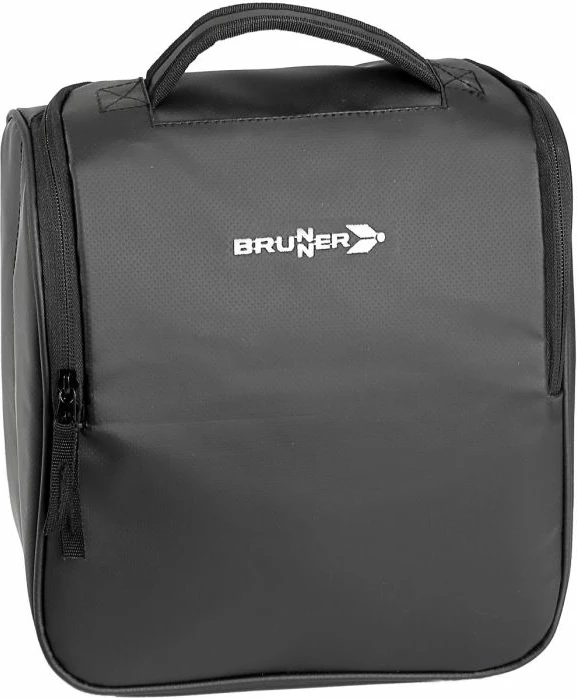 çantë tualeti BRUNNER Holiday 26×14×37 cm (e hapur), 25×13×28 cm (e palosur), PVC/poliester, 415 g, gri e errët