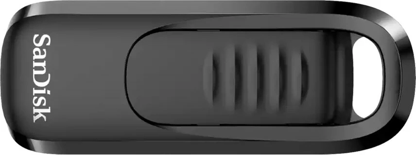 USB stick Sandisk Ultra Slider 256GB, Type-C, e zezë