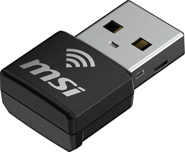 Adapter WiFi USB MSI AX1800 Nano GUAX18N, Wi-Fi 6 Dual-Band, i zi