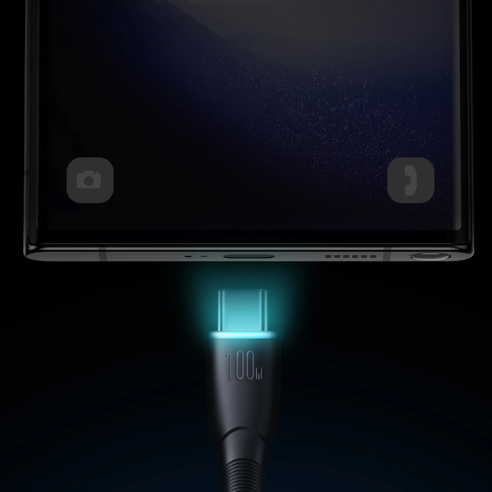 Kabllo Joyroom Starry Series SA32-AC6, USB-A në USB-C, 1m, 100W, e zezë