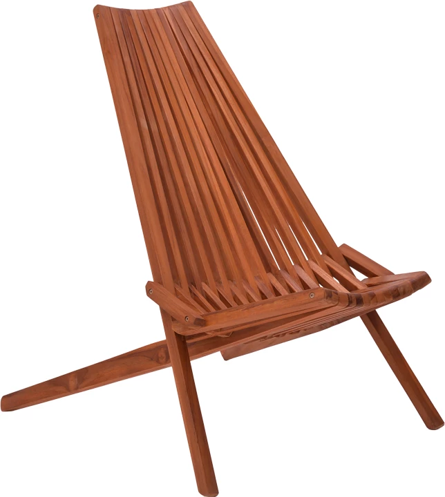 Shezlong palosës, dru tik natyral, 101x63x80cm