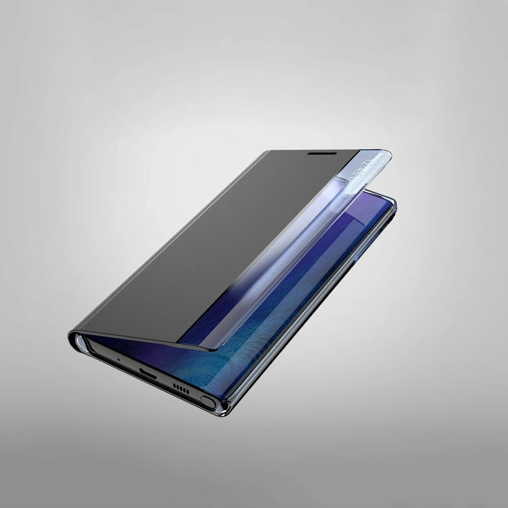 Mbështjellës Hurtel për Samsung Galaxy A72 4G, tip bookcase me kickstand, i zi