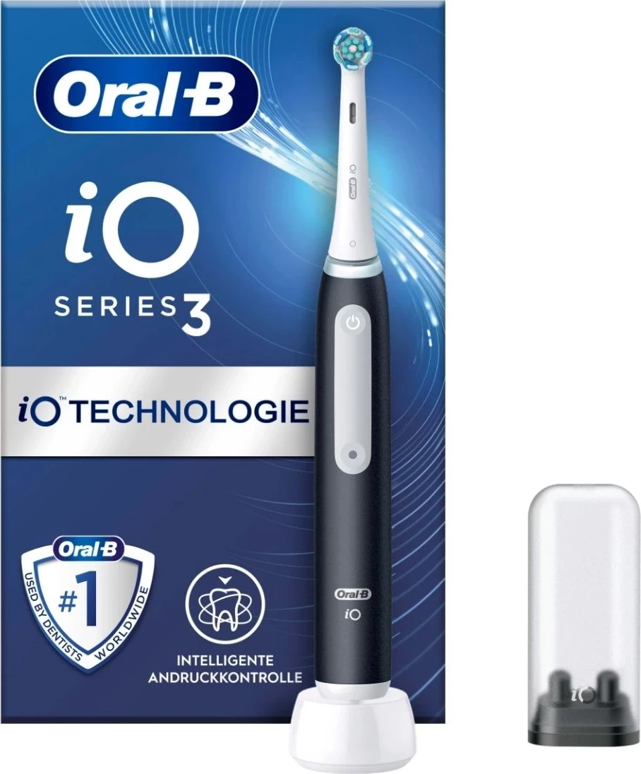 Furçë dhëmbësh elektrike, Oral-B, iO Series 3N 730744, madhësi standarde, e zezë