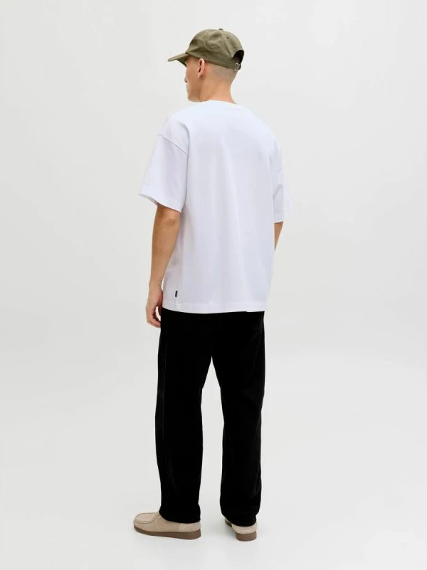 Maicë Jack&Jones JJEBARRON TEE SS O-NECK NOOS, e bardhë [Madhësia: XL]