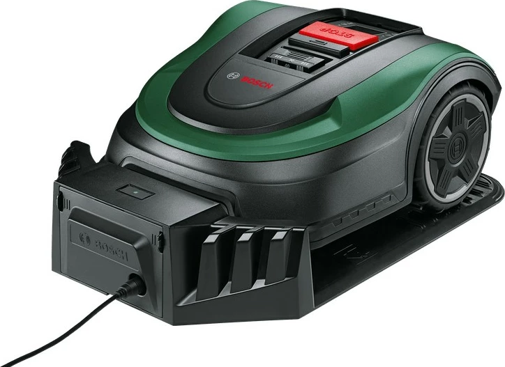 Robot kositës bari Bosch Indego M+ 700, bateri 18V, i zi/gjelbër